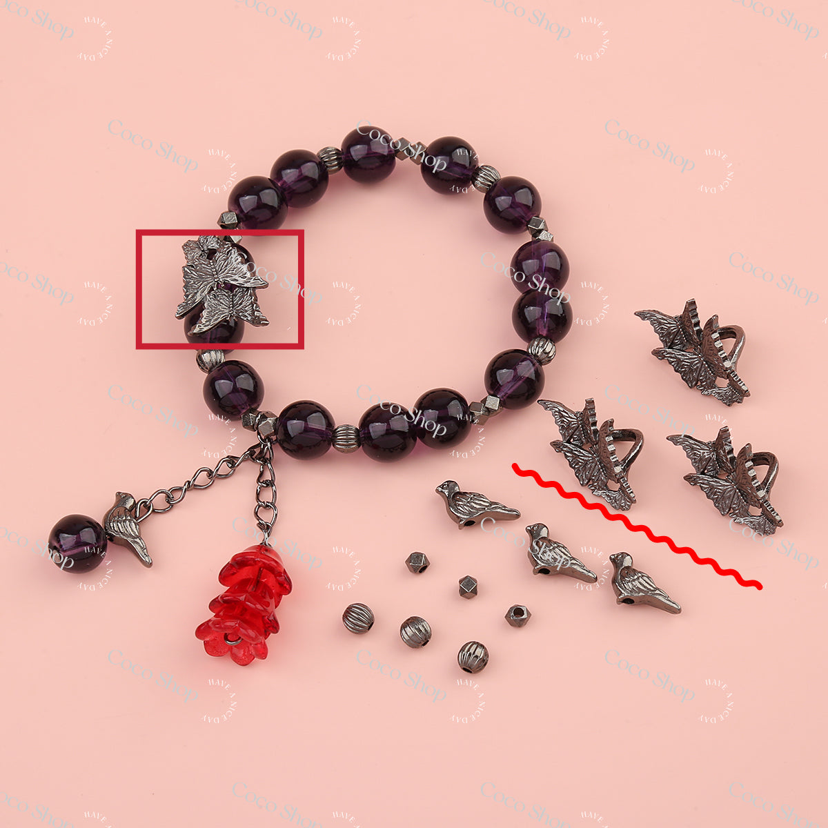 Black & Rose Gold Accessories