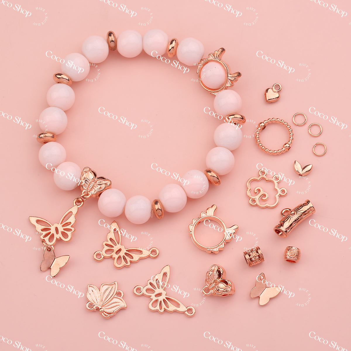 #Cocoshop Sliver & Rose-Gold Accessories 3oz