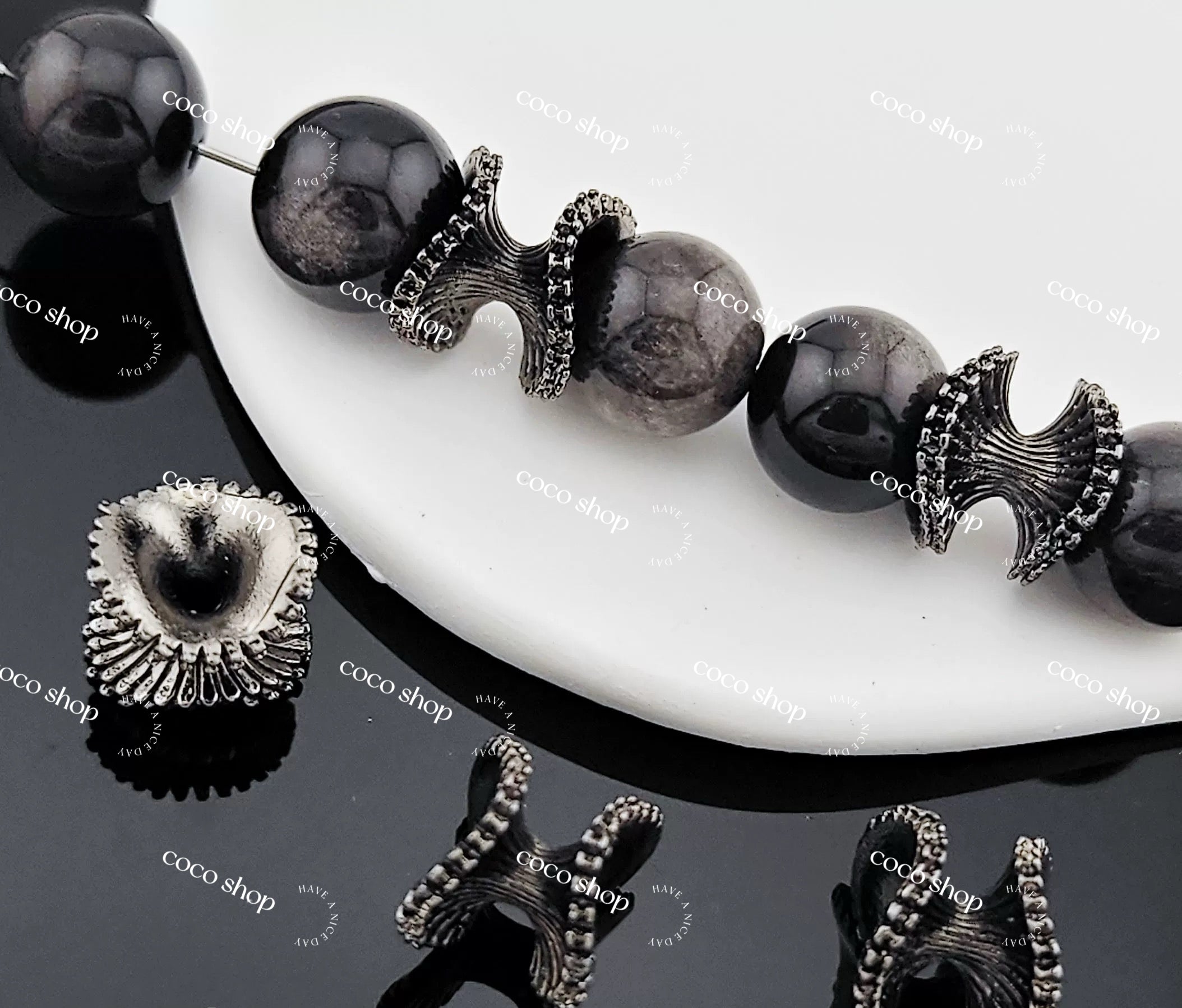 Black & Rose Gold Accessories