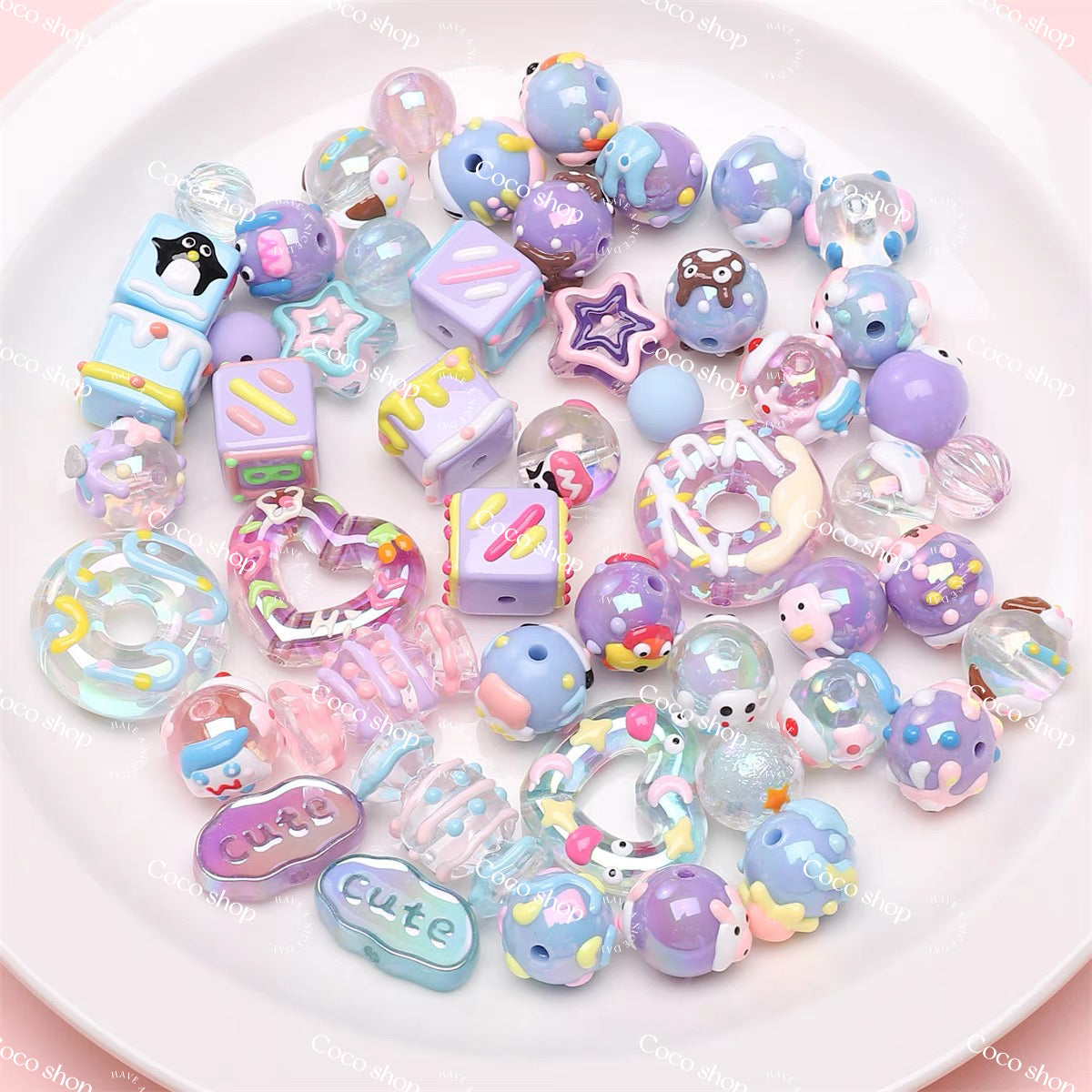 [!!!20% OFF!!!] Acrylic Beads Bags -- Open  in  live