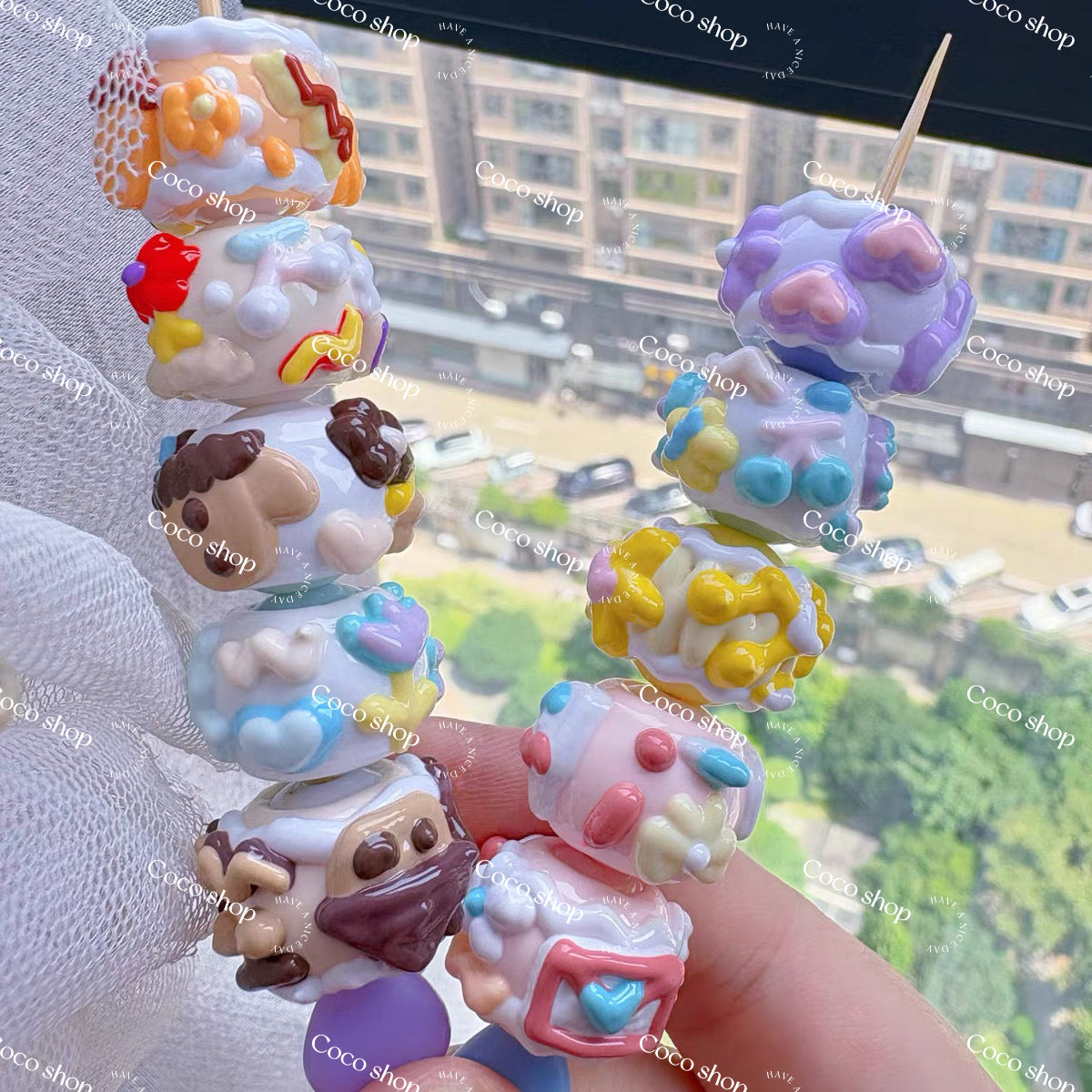 [!!!20% OFF!!!] Acrylic Beads Bags -- Open  in  live