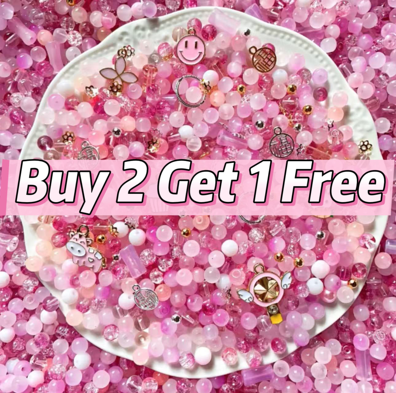 [!!!Buy 2 Get 1 Free!!!] Beads Mix -- Scoop in Live
