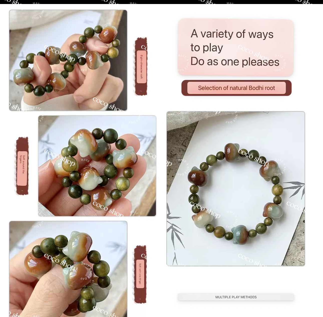 #Cocoshop Bodhi Bracelet -- Open in Live