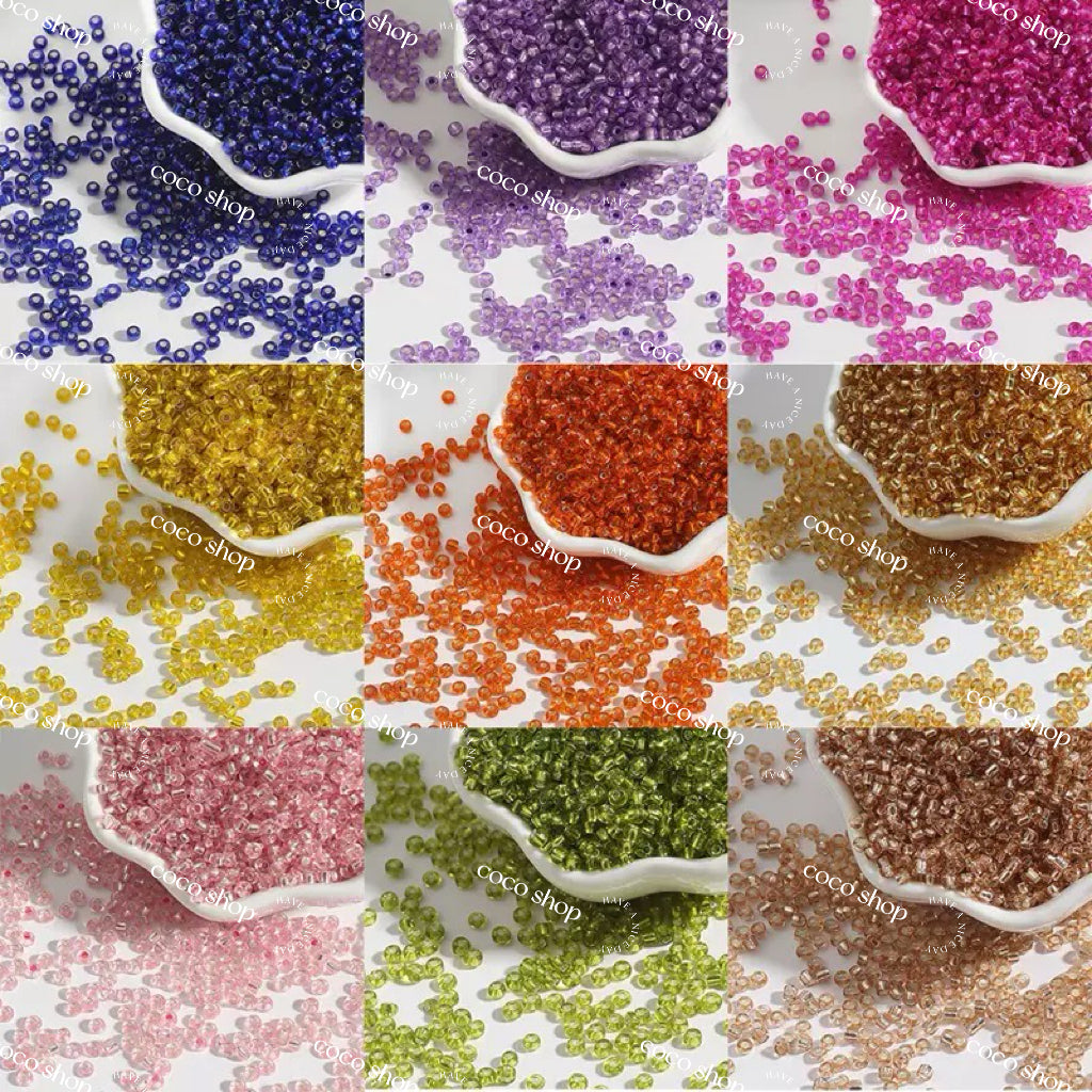 #Cocoshop SALE Seed Beads High-Quality 2mm--4mm Mini Glass Beads -- Open in Live
