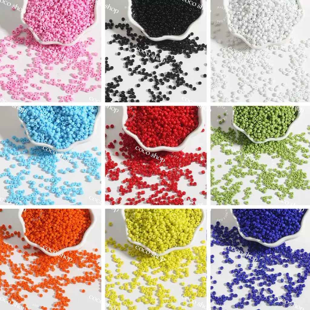 #Cocoshop SALE Seed Beads High-Quality 2mm--4mm Mini Glass Beads -- Open in Live