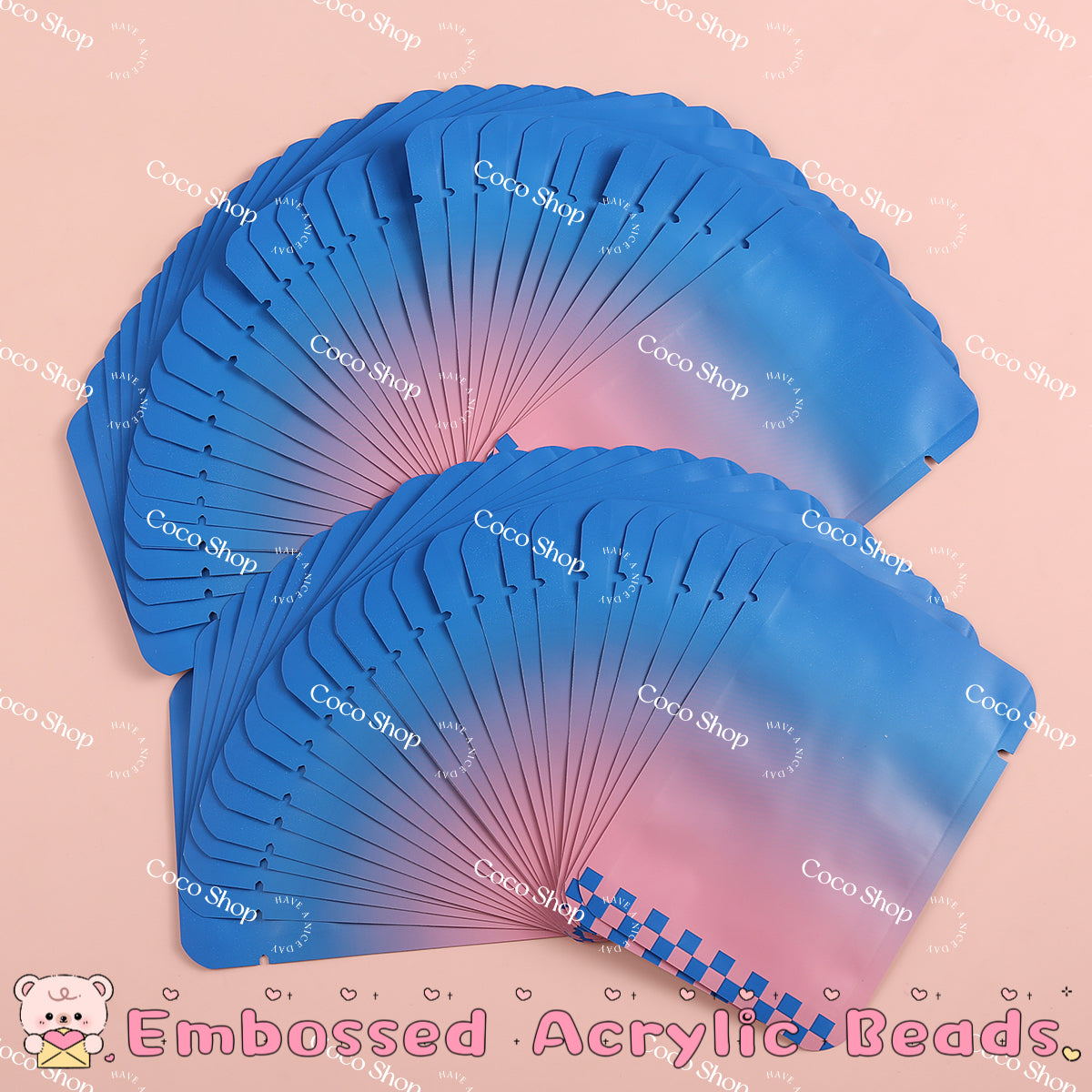 [!!!20% OFF!!!] Acrylic Beads Bags -- Open  in  live