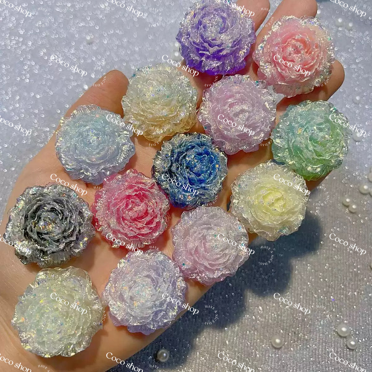 Big  Soft  Flower and  Butterfly Bag DIY for  Bracelet----Open  in  live