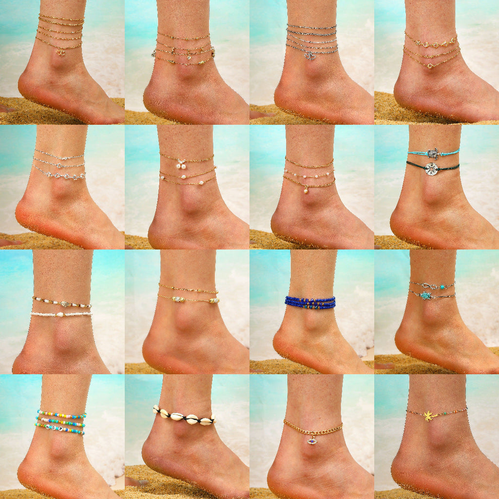【New】Anklets for Women Girls -- Open in Live