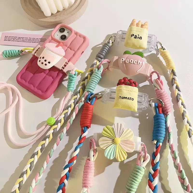 #Cocoshop Phone Lanyard Lucky Bags with Tether Tab Universal Adjustable Crossbody