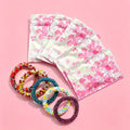 #Cocoshop Crystal Glass Bracelet /Hair Tie Hand-woven Sparkly Elastic Band