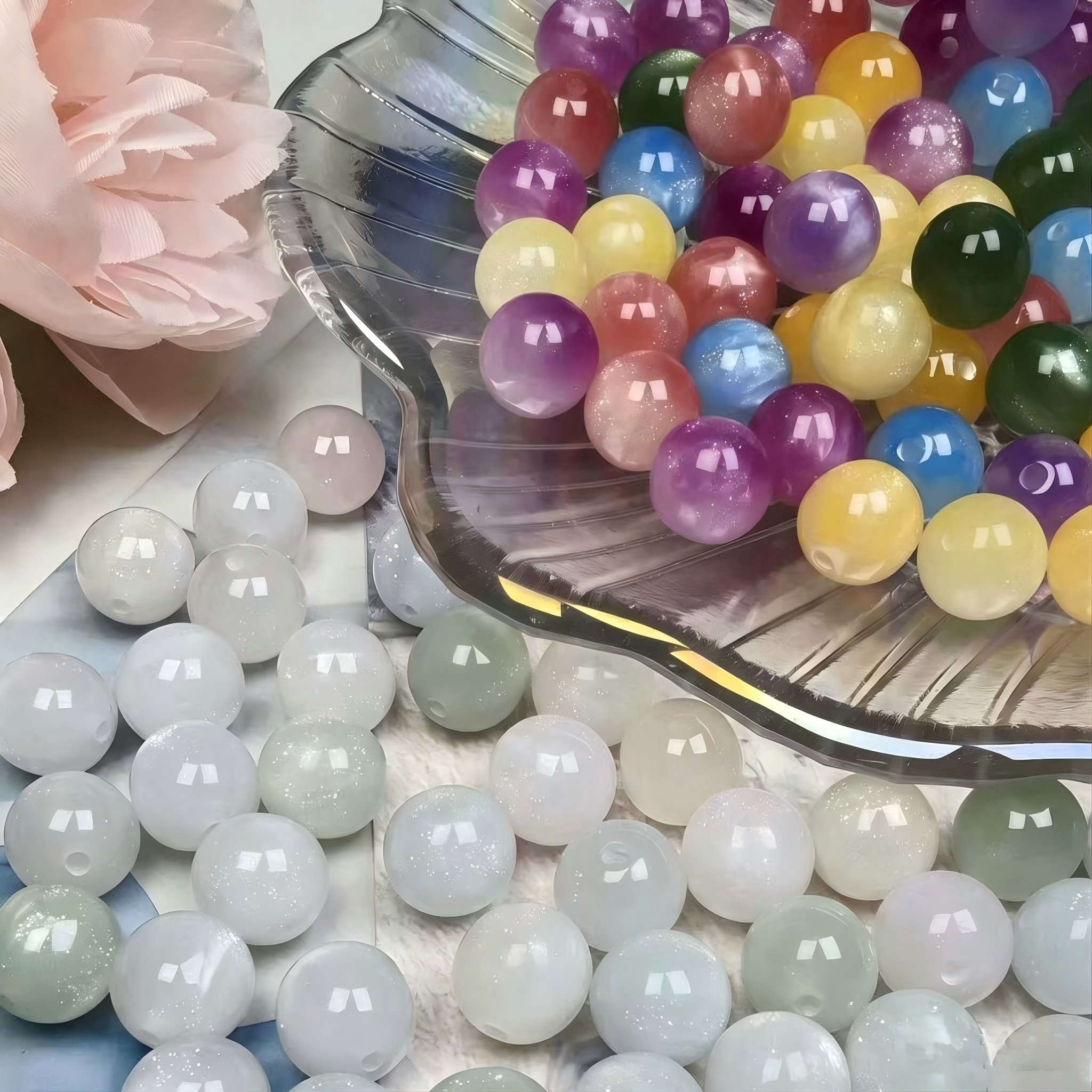 #USA Buy 2 Get 1 Free — Mixed Color-Changing Beads (2 oz)